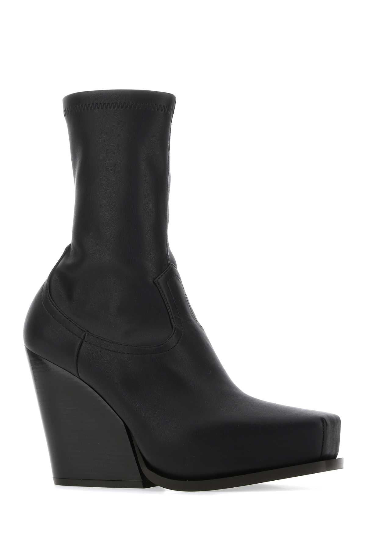 Stella Mccartney Women Black Alter Mat Cowboy Ankle Boots - 2
