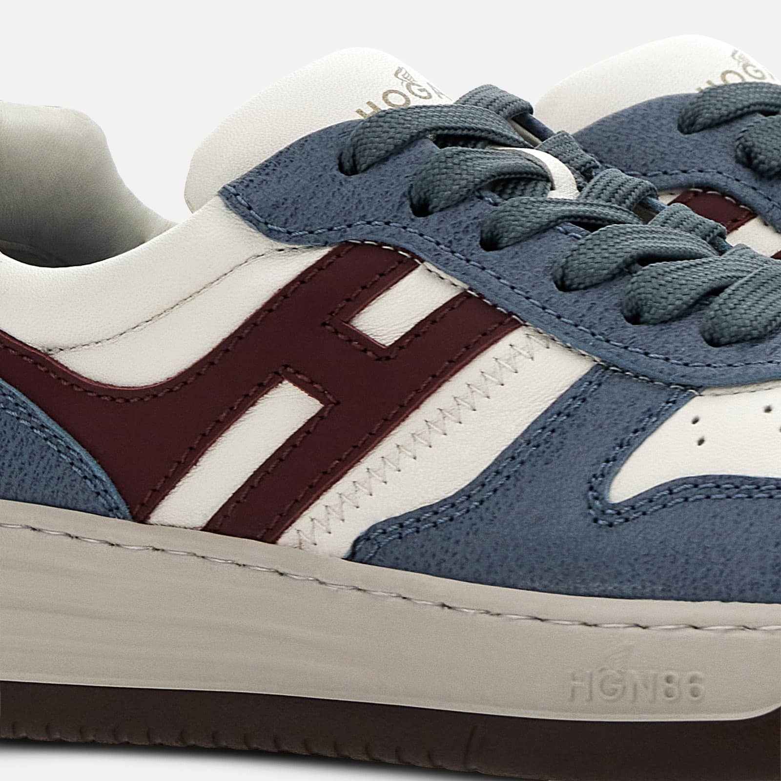 【送料&関税込】Hogan Sneakers H630 Sneakers Hogan H630 WHITE, BLUE, GREY for Man