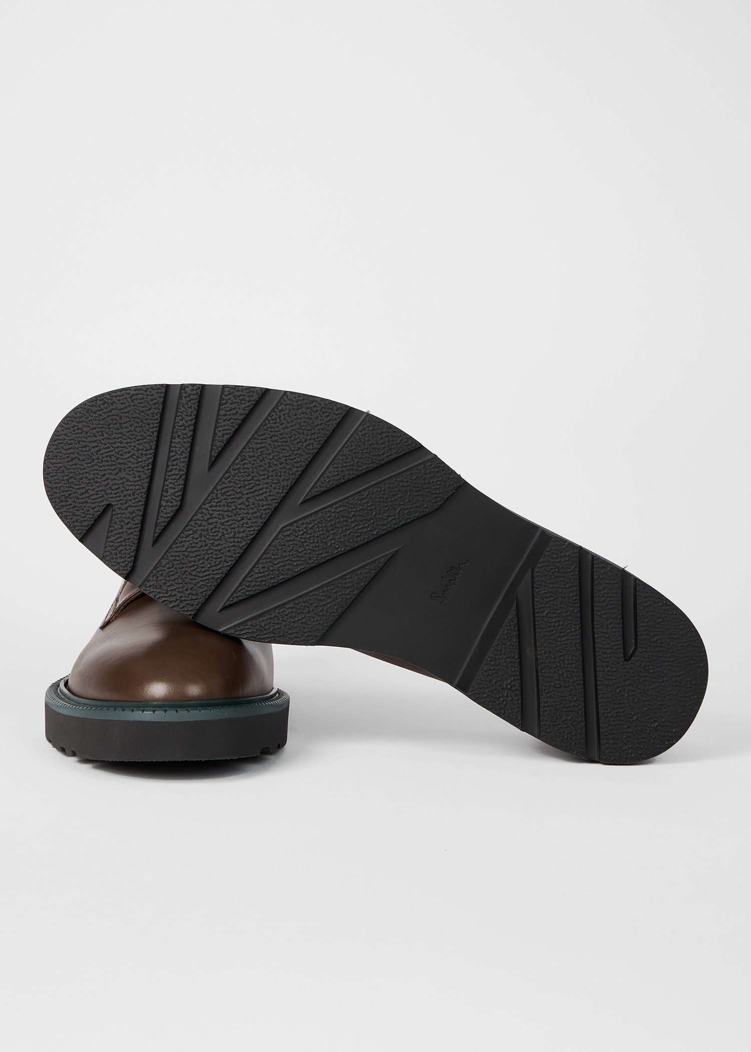 Brown Leather 'Ras' Shoes - 2