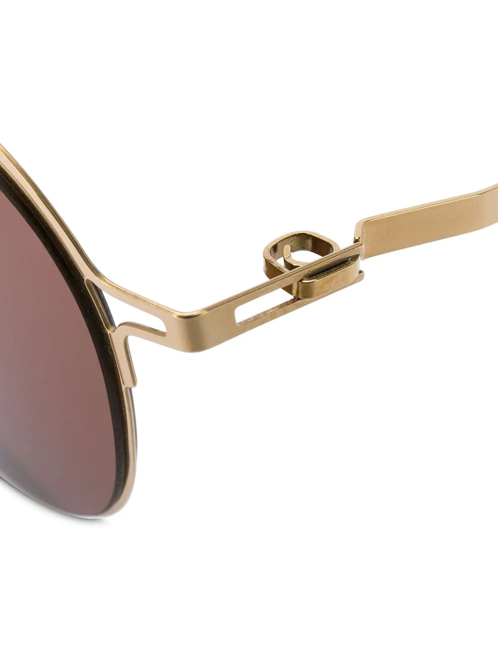 x Maison Margiela Craft015 aviator-frame sunglasses - 3