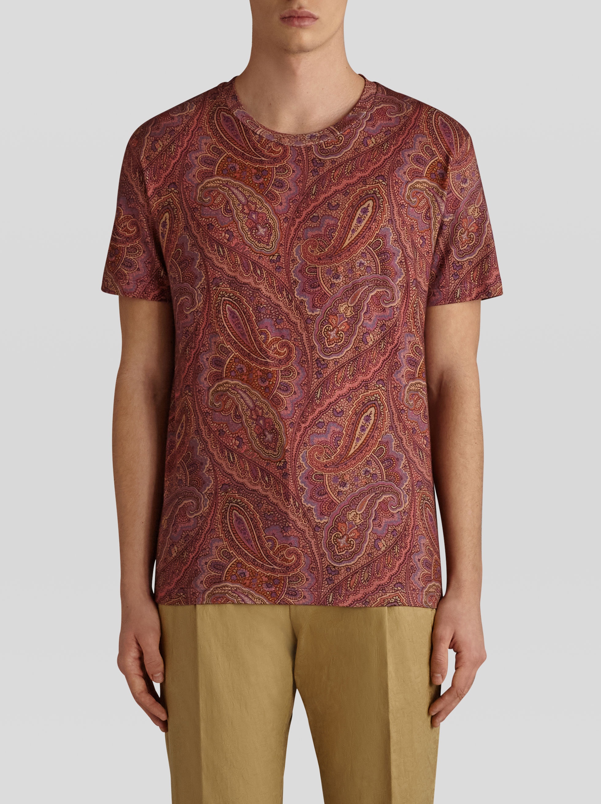 PAISLEY COTTON T-SHIRT - 2