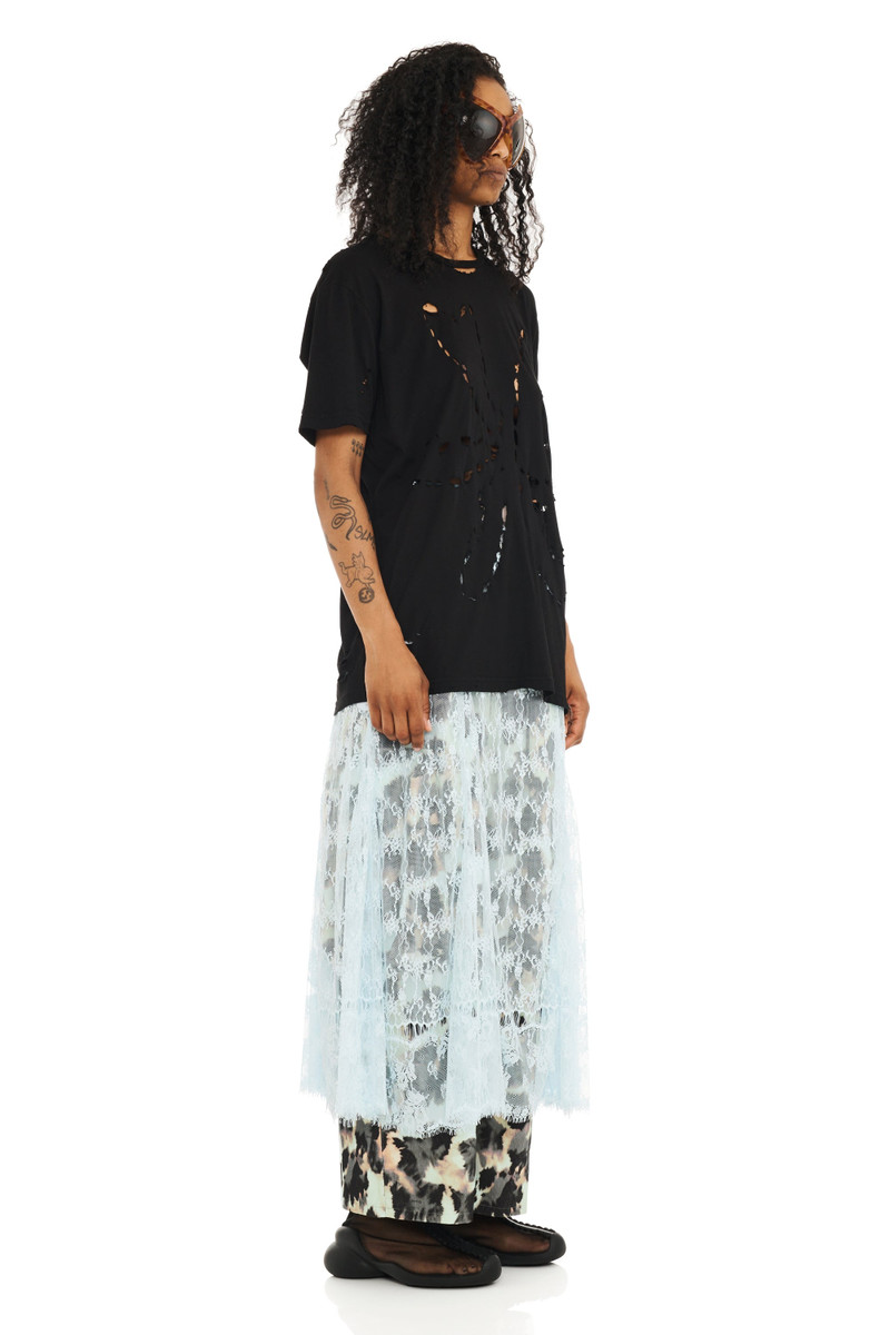 Collina Strada BLACK REMNANT FLOWER TEE outlook