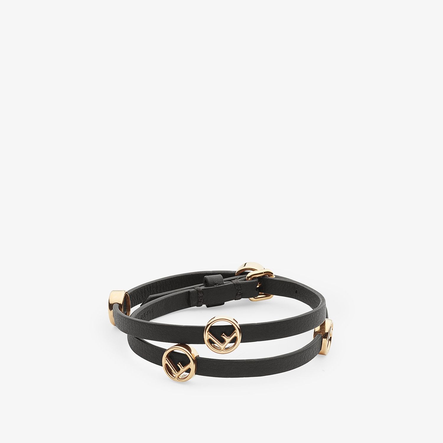 Black choker-bracelet - 1