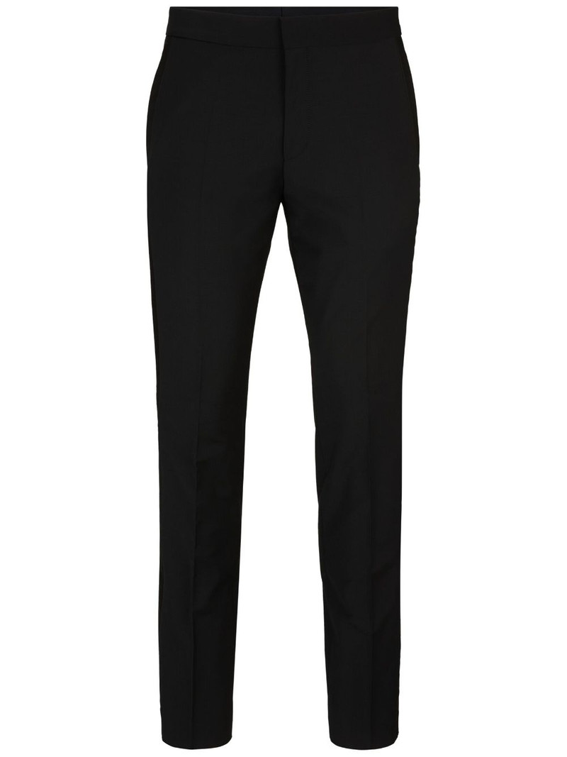 tapered-leg tailored trousers 1