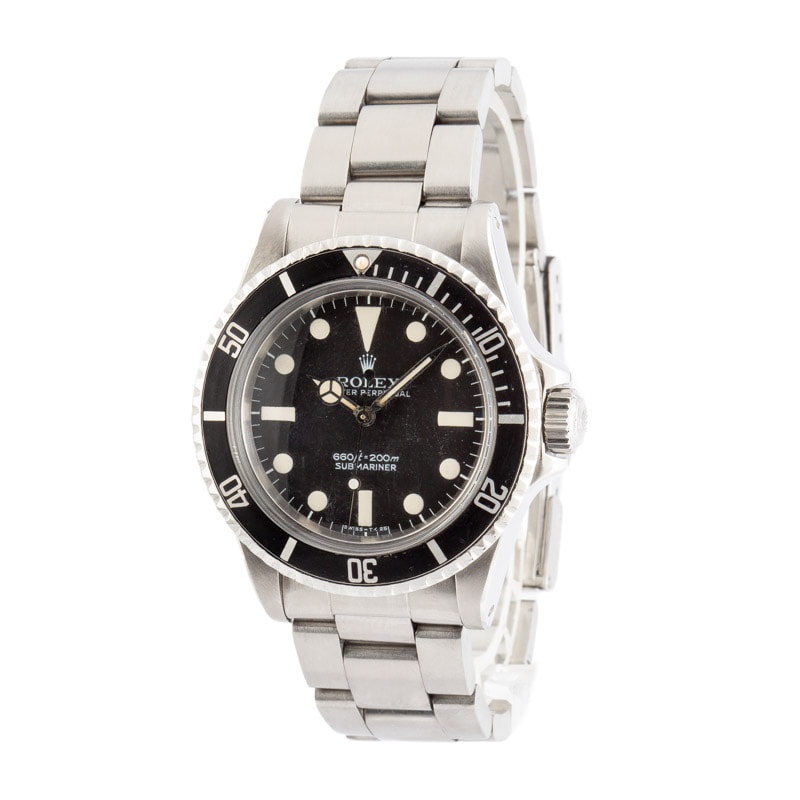 Vintage Rolex Submariner Ref 5513 Steel Oyster - 2