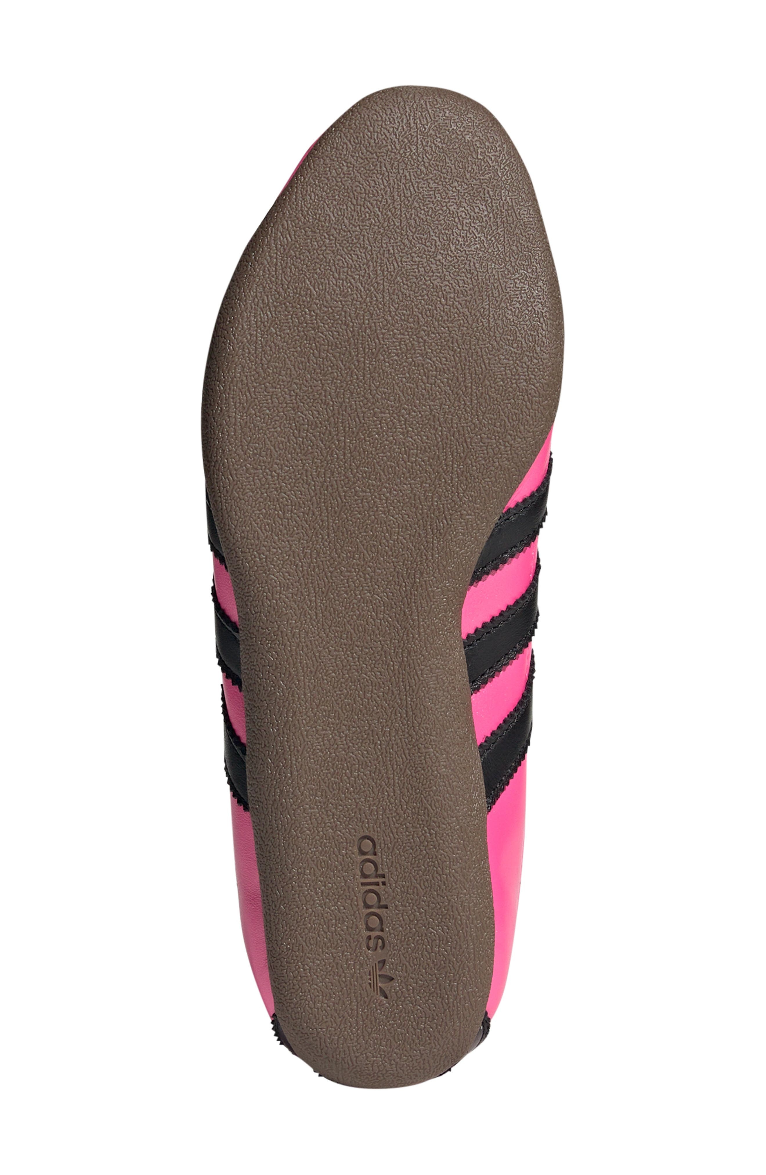 adidas Tokyo Decon Low Top Leather Sneaker in Lucid Pink/Black/Gum at Nordstrom - 5
