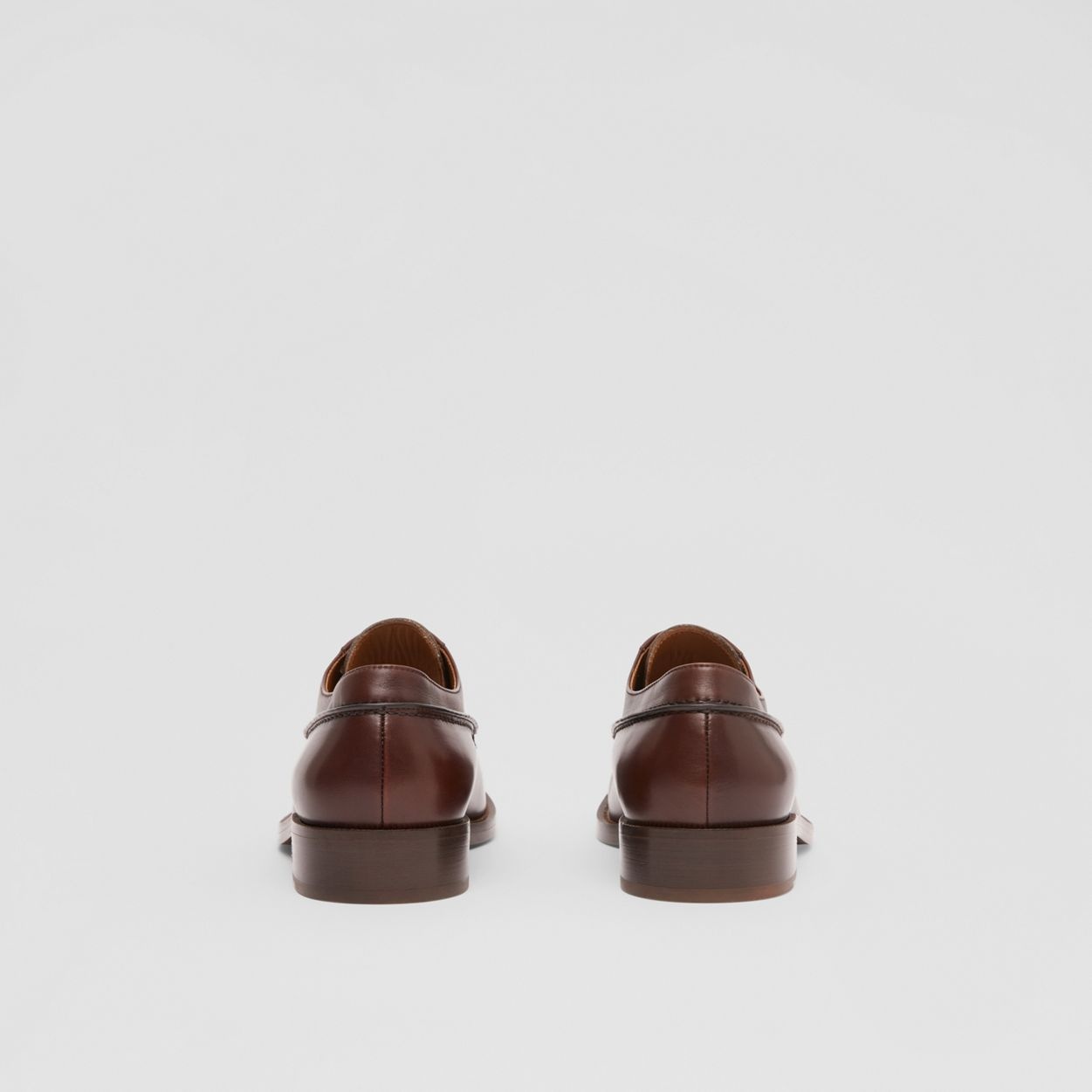 Monogram Motif Leather Derby Shoes - 5