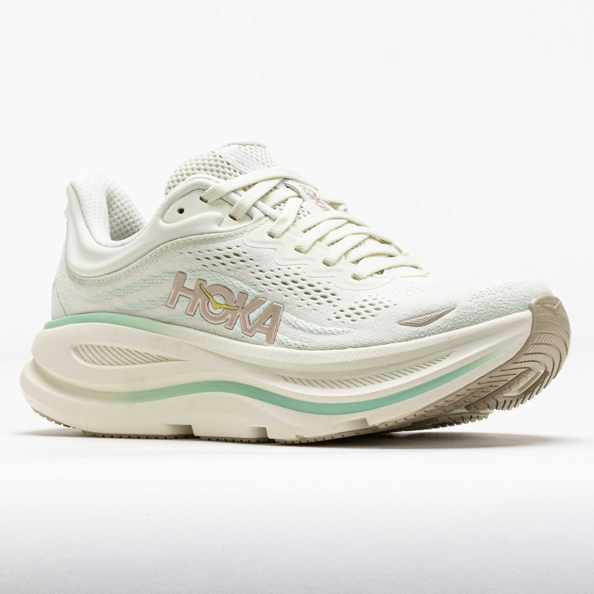 HOKA Bondi 9 Women's Truffle Salt/Sea Glass - 5