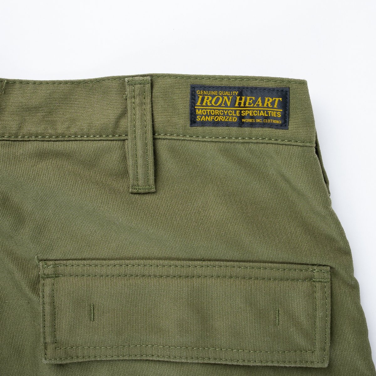 IH-738-GRN Whipcord Cargo Pants - Army Green - 7