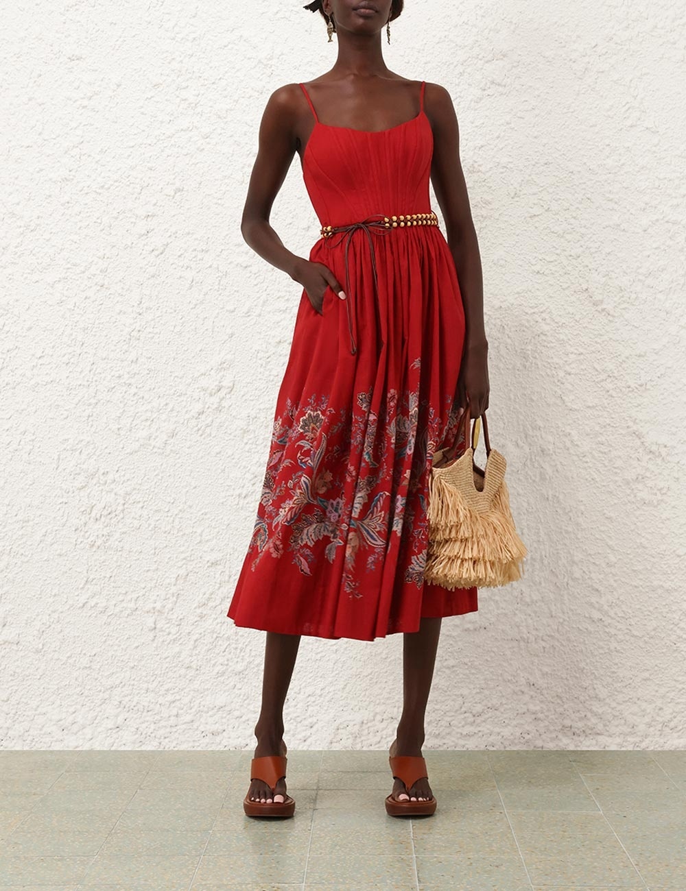 RHIANNON CORSET MIDI DRESS - 7