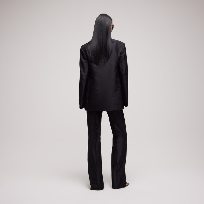 GUCCI Fine silk faille pants outlook