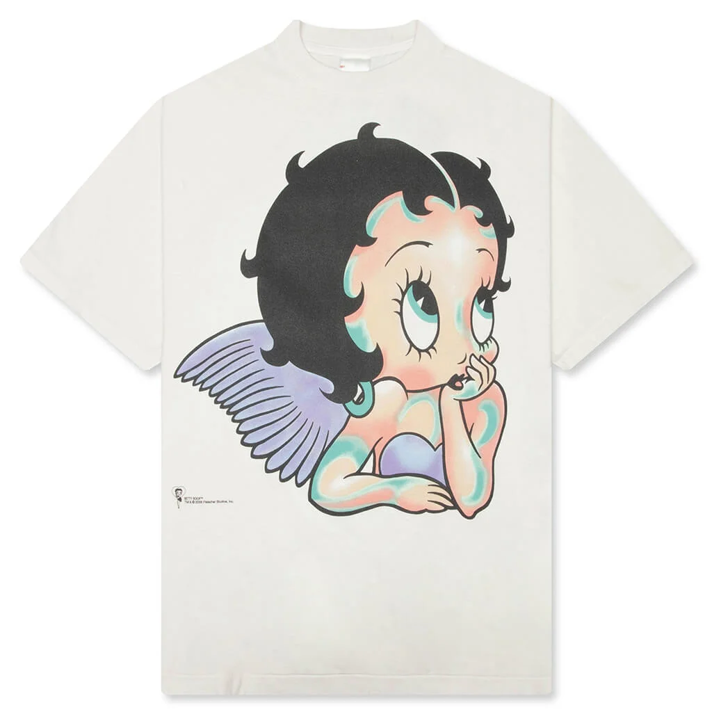 SAINT M6 X BETTY ANGEL S/S T-SHIRT - WHITE - 1