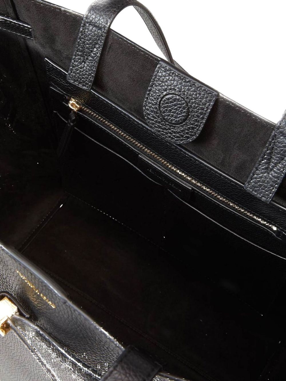 leather tote bag - 3