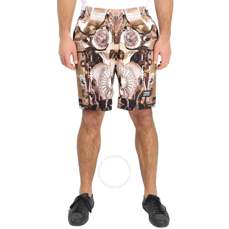 Burberry Men's Bronze Stretton Wilford Mesh Shorts - 3