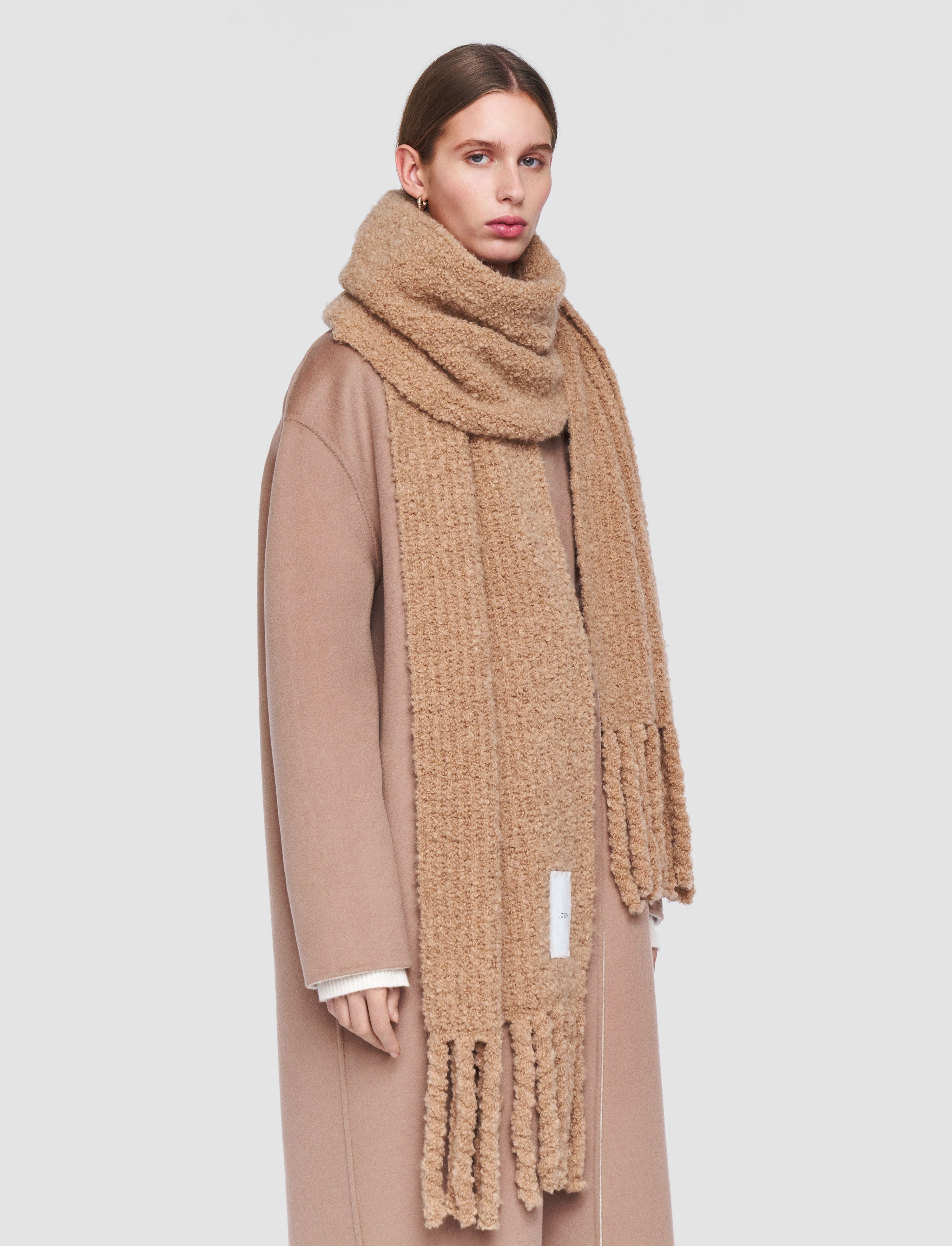 Bouclé Knit Scarf - 3