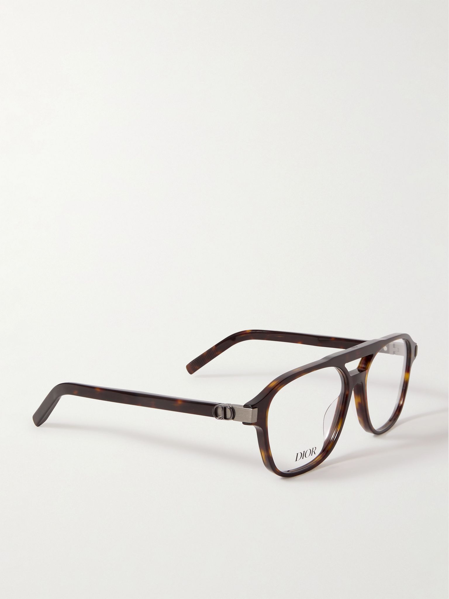 CD IconO N1I Aviator-Style Tortoiseshell Acetate Optical Glasses Tortoiseshell - 3