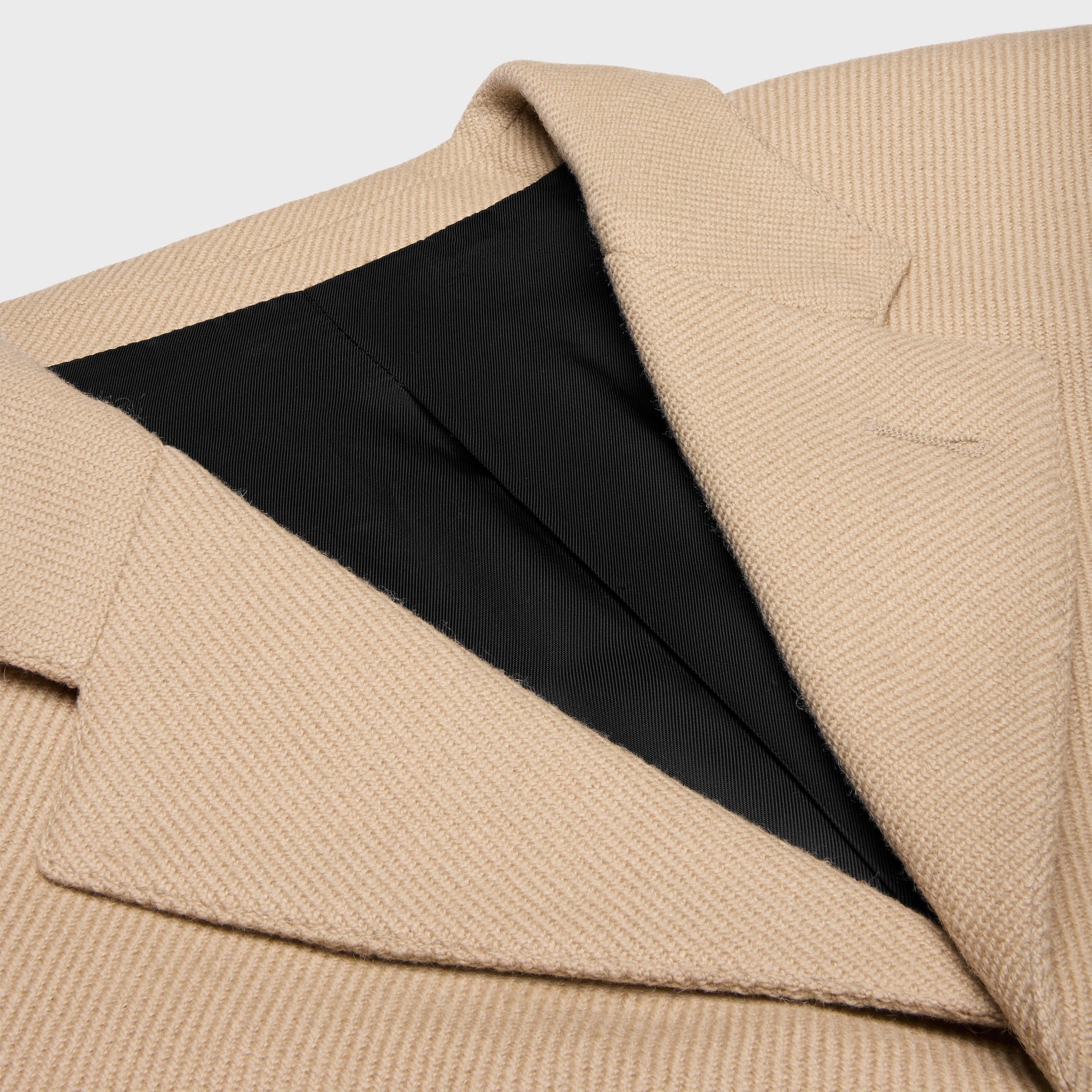 tailored jacket IN cashmere mohair natté - 3