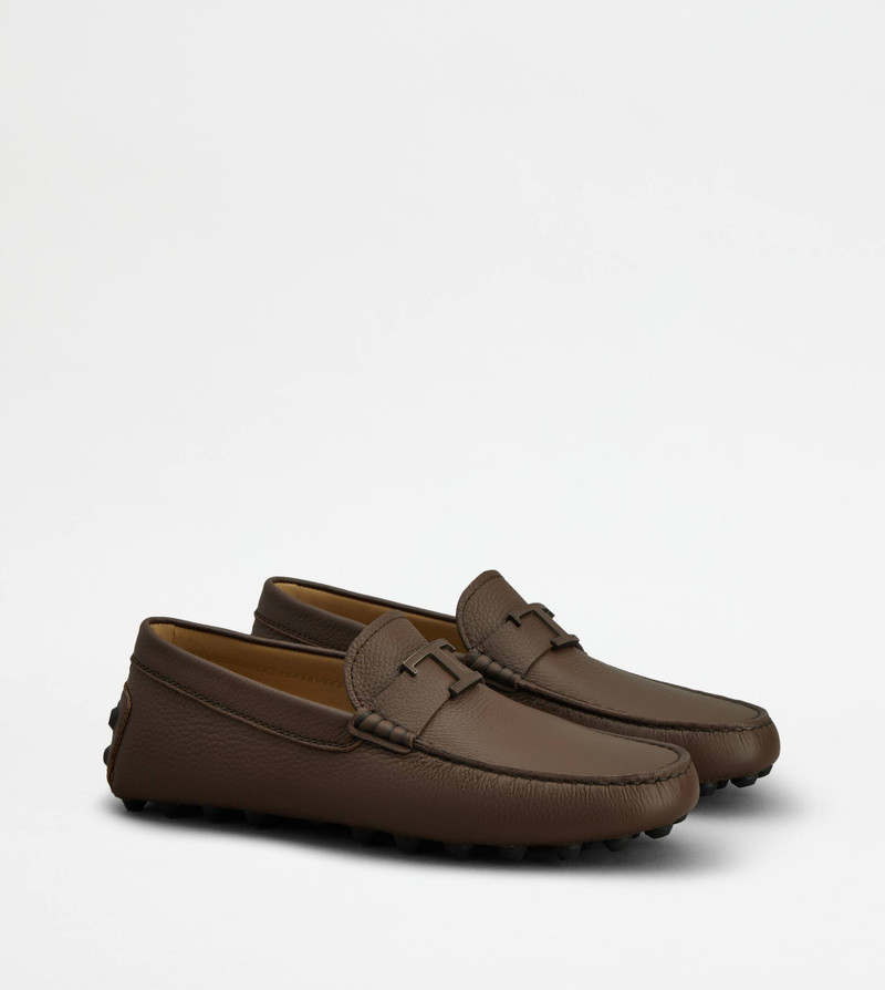 T TIMELESS GOMMINO BUBBLE IN LEATHER - BROWN 4