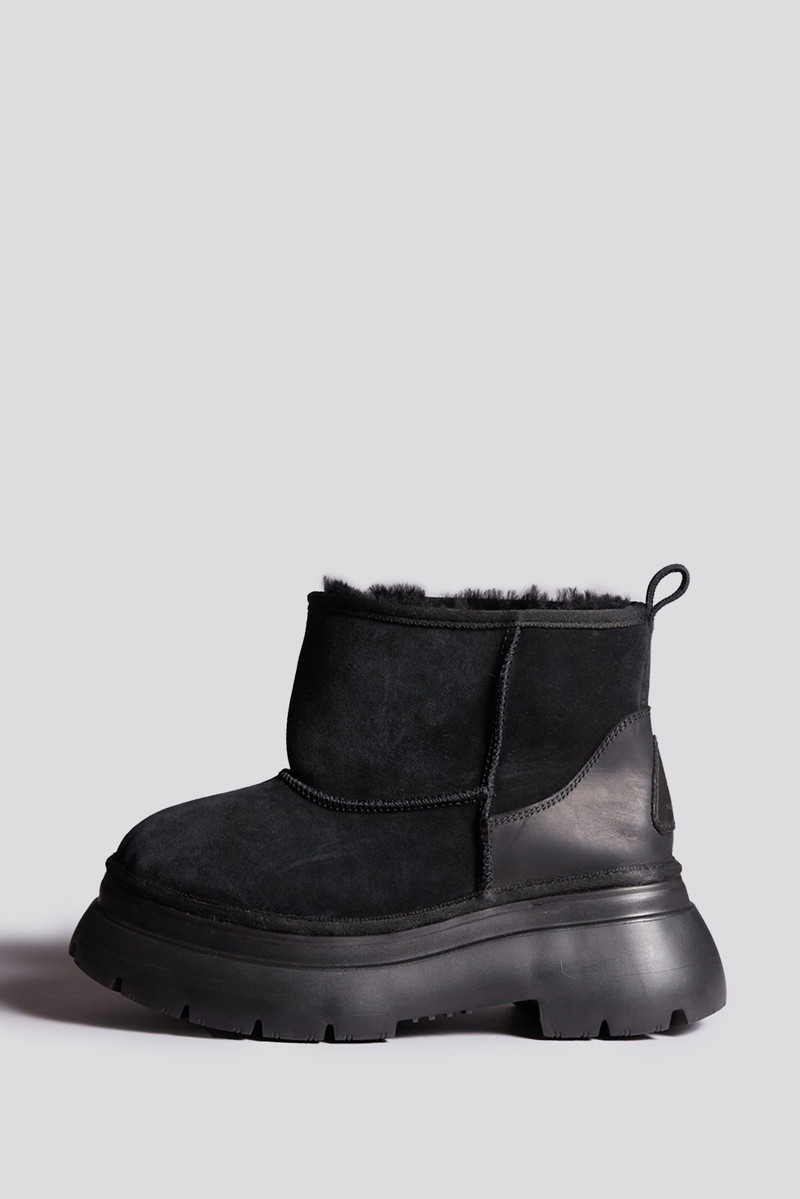 CHUNKY SHEARLING BOOT - BLACK -R13 1
