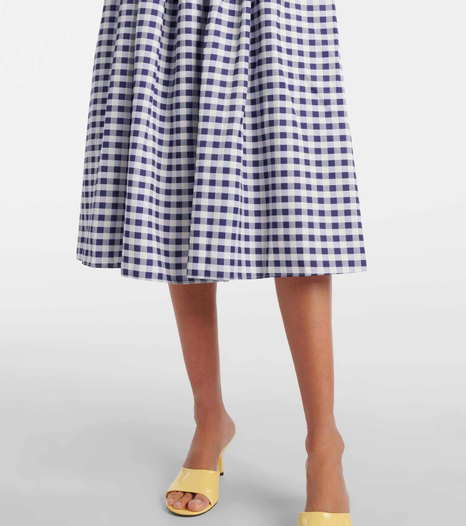 Gingham midi dress - 6