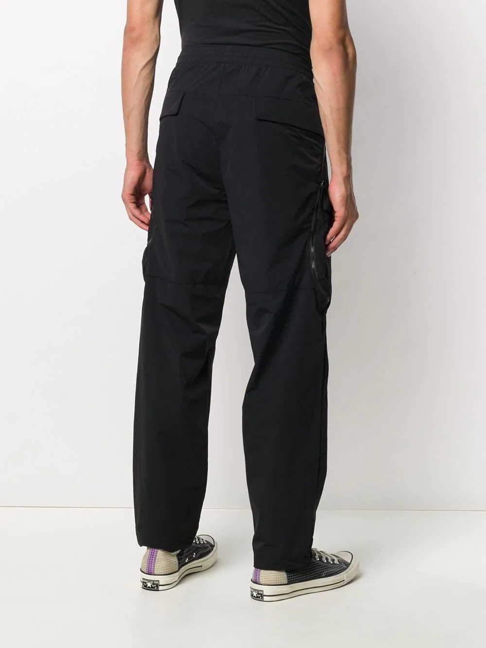 straight-leg cargo trousers - 4