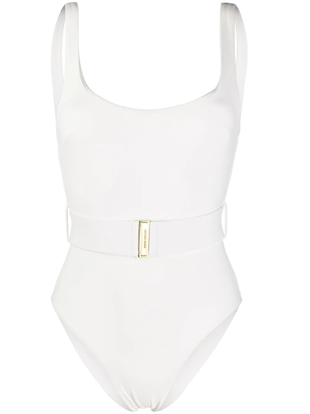 Bells belted swimsuit - 1