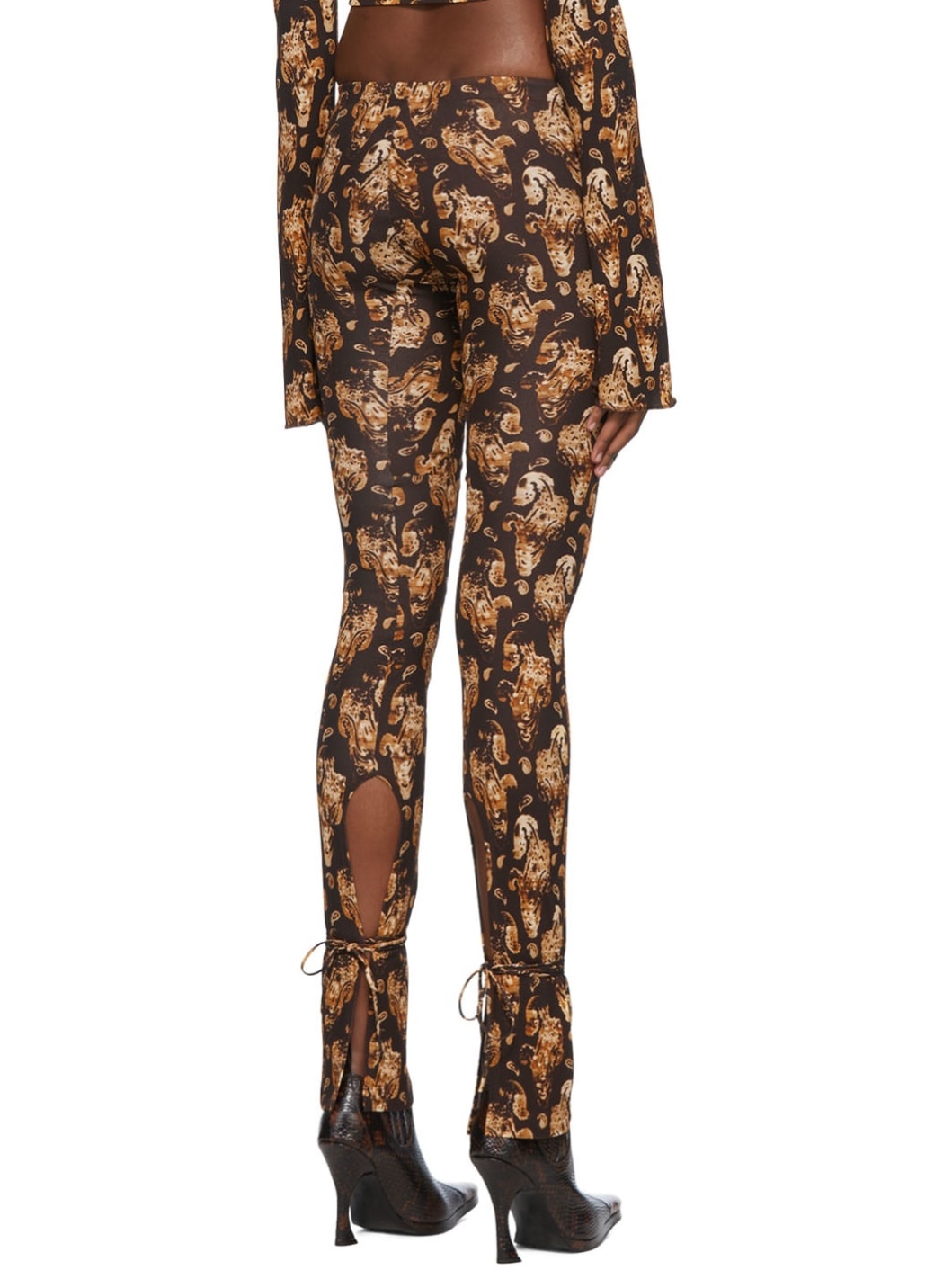 Brown Perse Trousers - 3