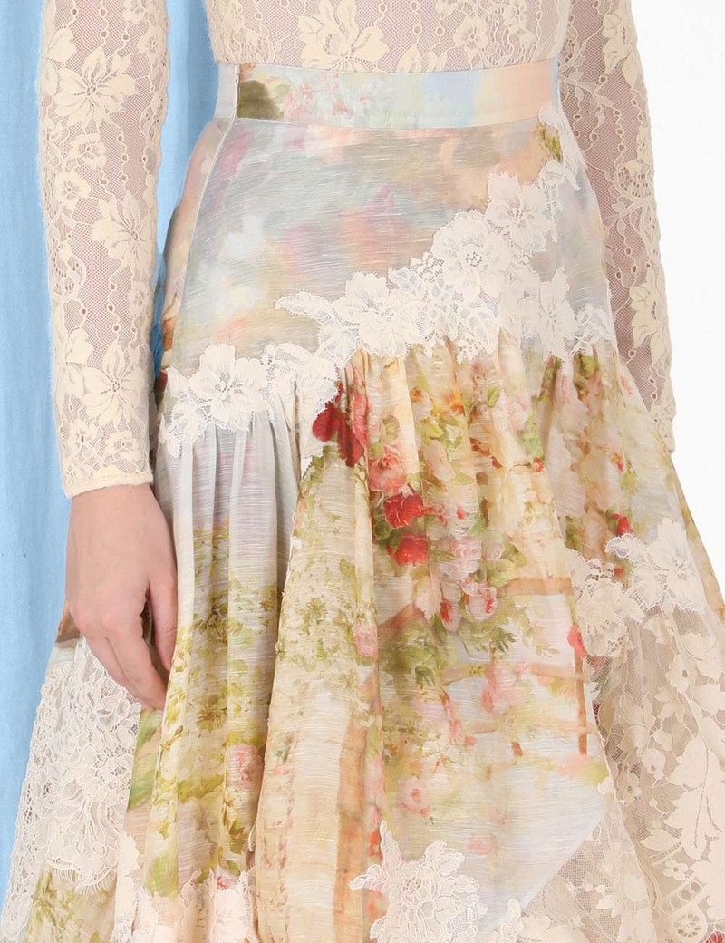 zimmermann luminosity splice lace dress Zimmermann Luminosity Splice Lace Dress Sz 1