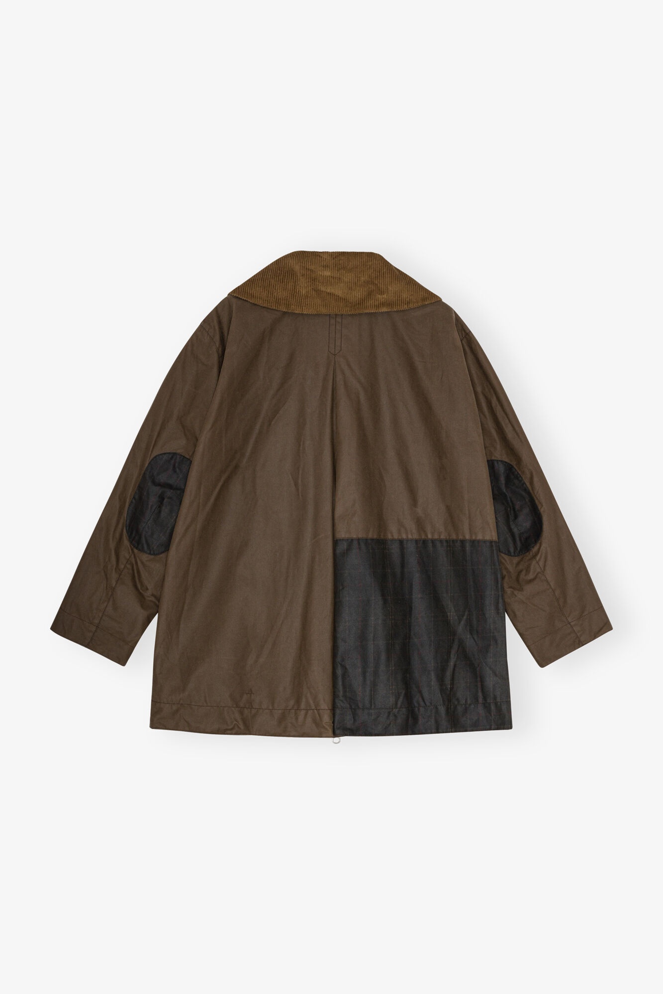 GANNI X BARBOUR WAXED DUFFLE COAT - 6
