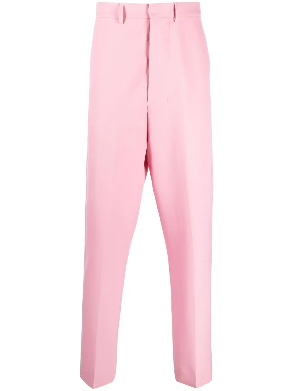 high-waisted tapered trousers - 1