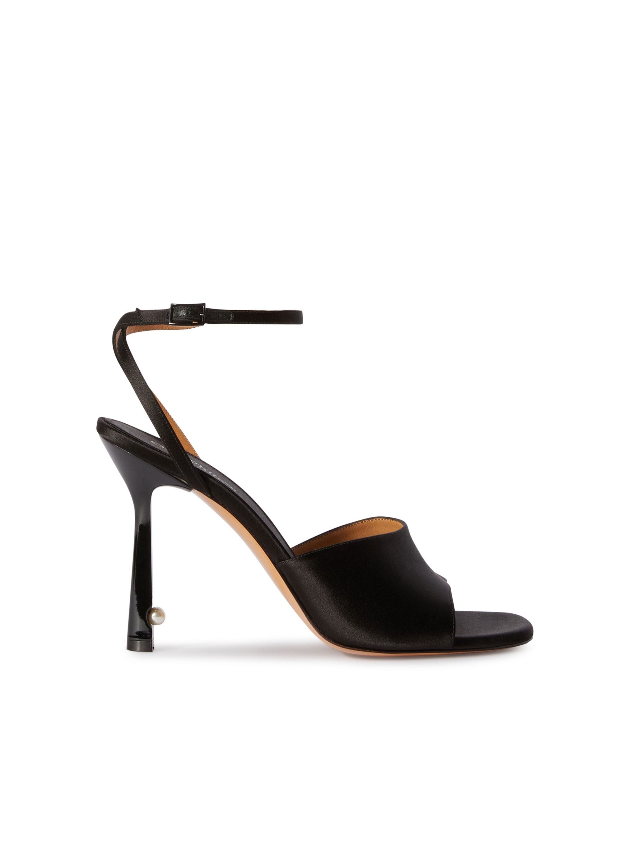 ＊OFF WHITE＊ Lollipop Satin High Sandal Off-White Lollipop Satin High Sandal | REVERSIBLE