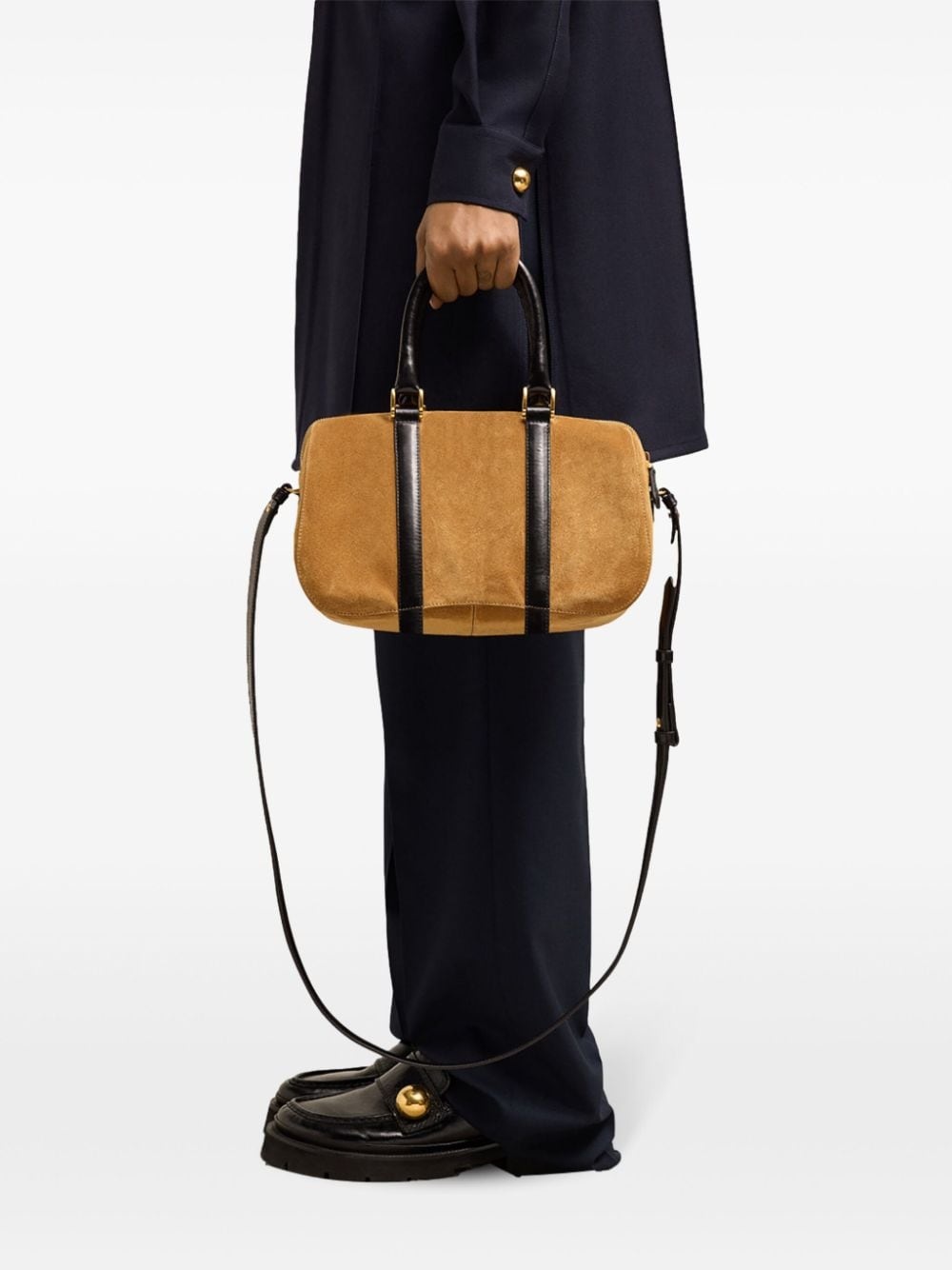 Lou suede tote bag - 3