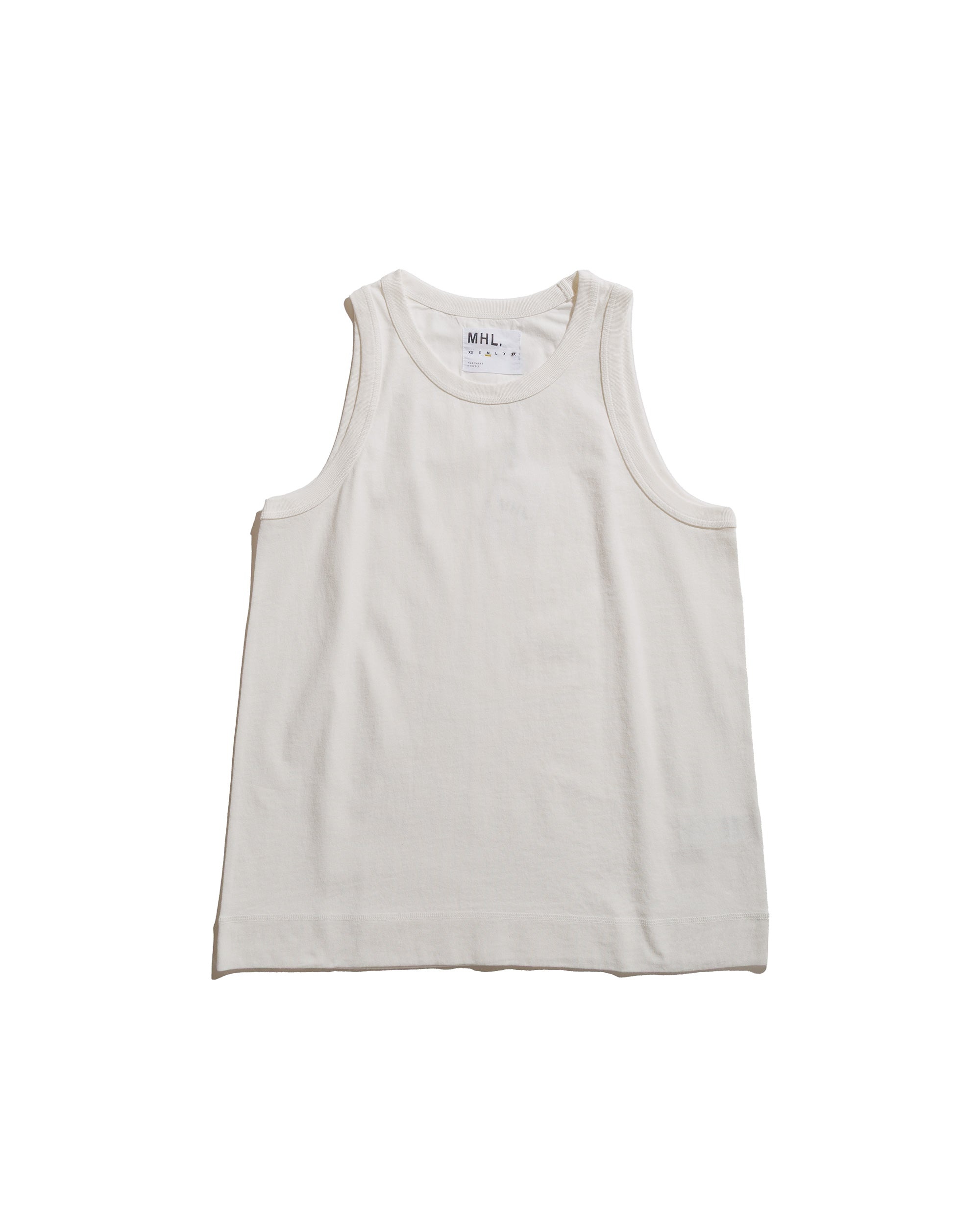 MHL Surplus Vest Heavy Cotton Jersey Off White - 1