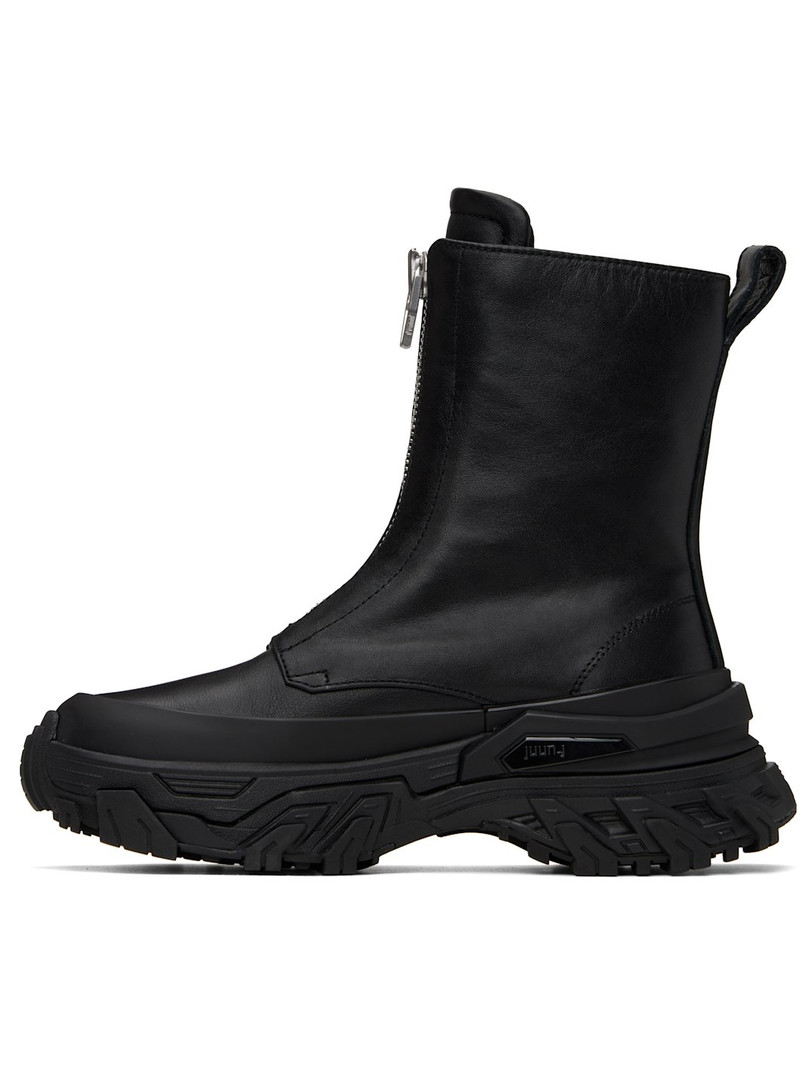 Black Signature Sole Boots 3