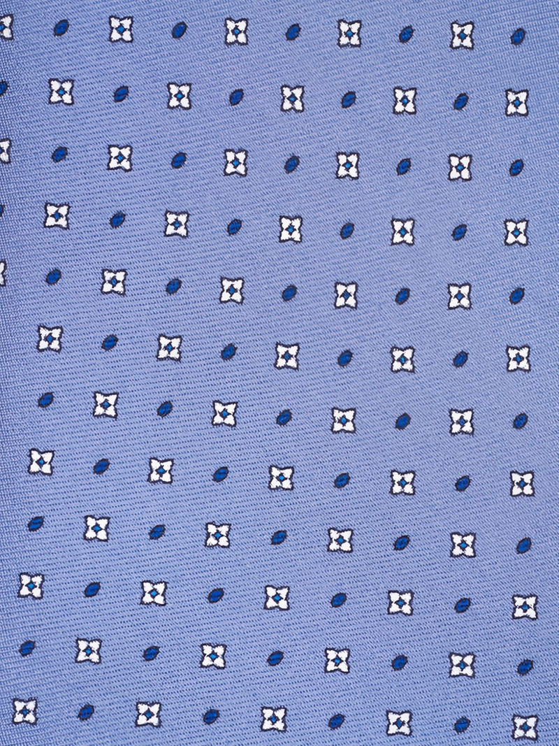Canali spring patterned silk tie outlook