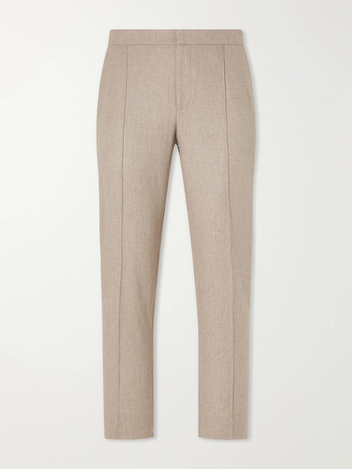 Straight-Leg Wool, Cashmere and Silk-Blend Trousers - 1