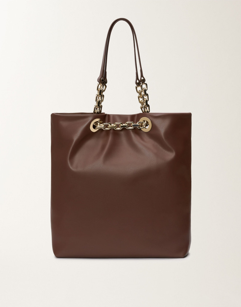 Nappa leather eyelet shopper 3