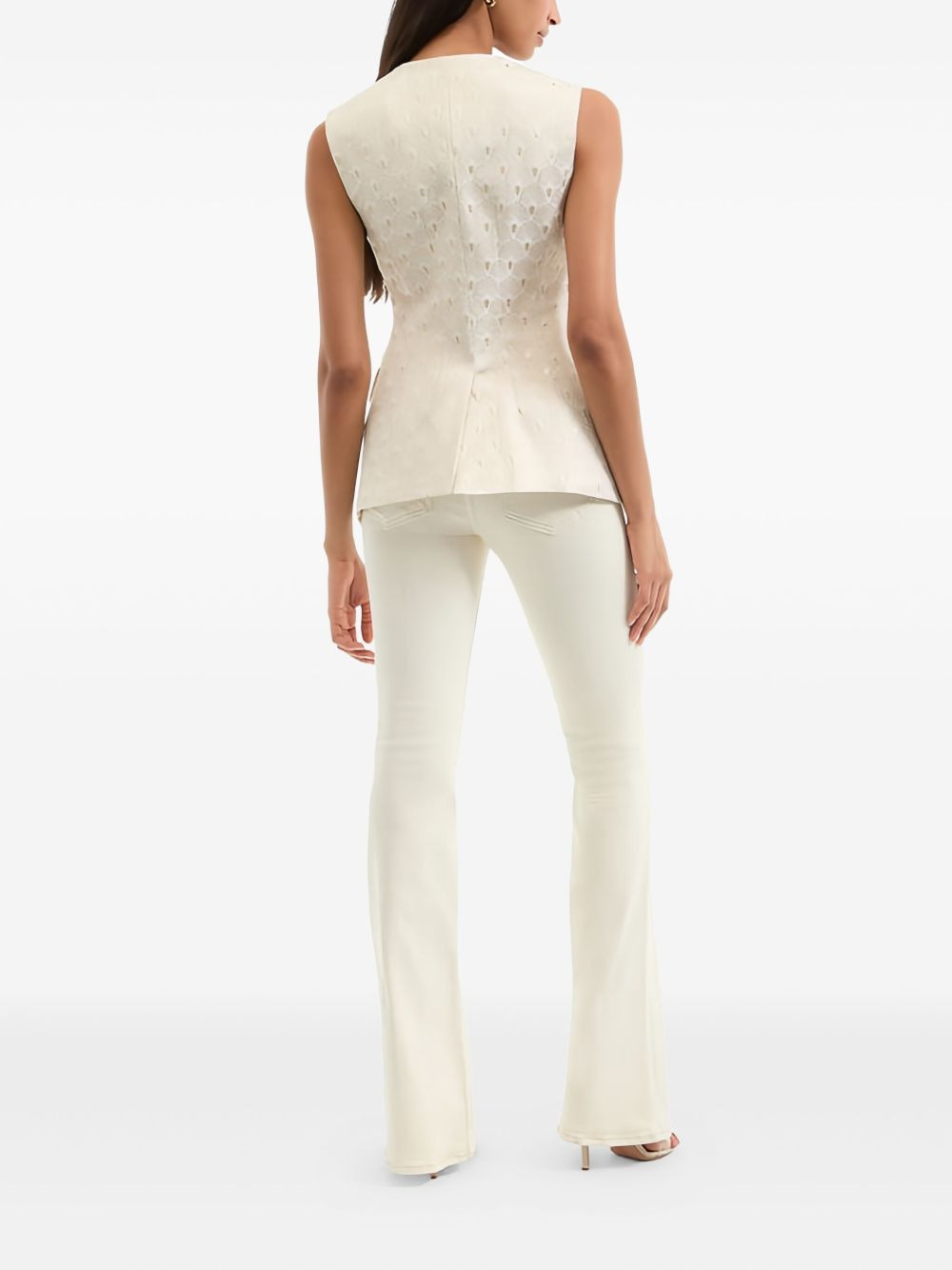 Lois button-fastening waistcoat - 3