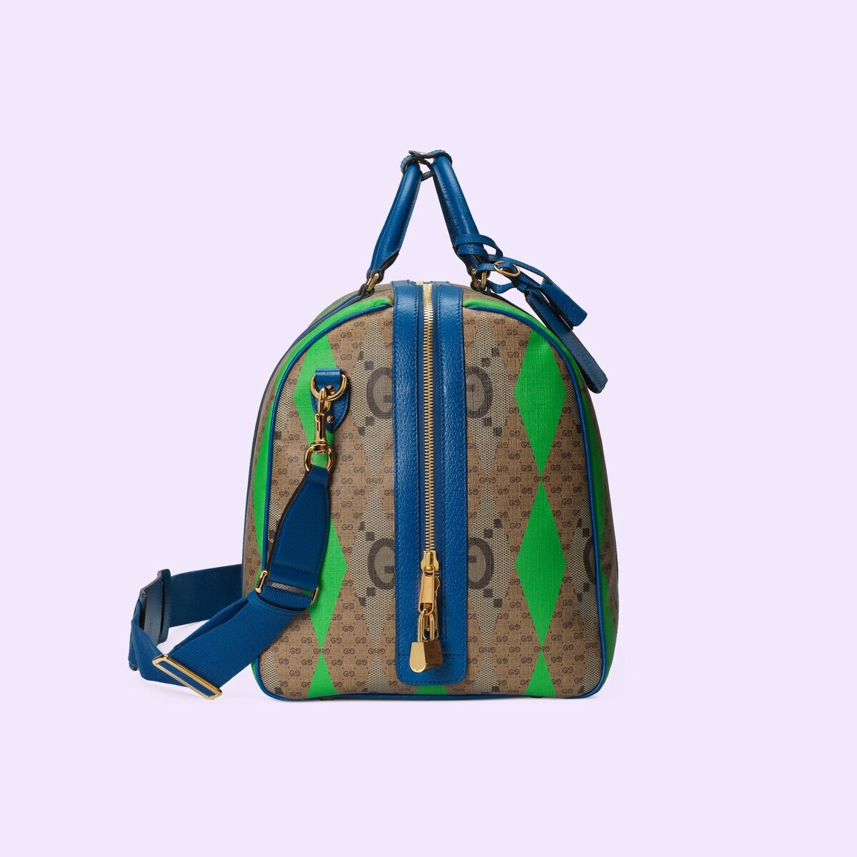 GG rhombus print large duffle bag - 6