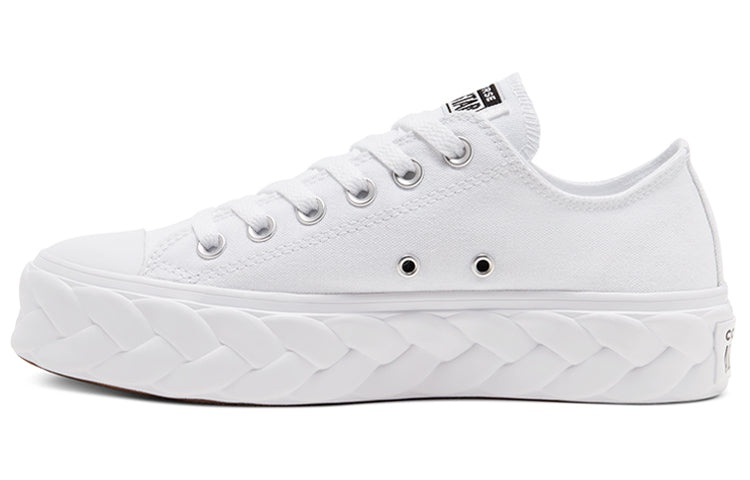 (WMNS) Converse Chuck Taylor All Star Low 'Runway Cable - White' 568895C - 2