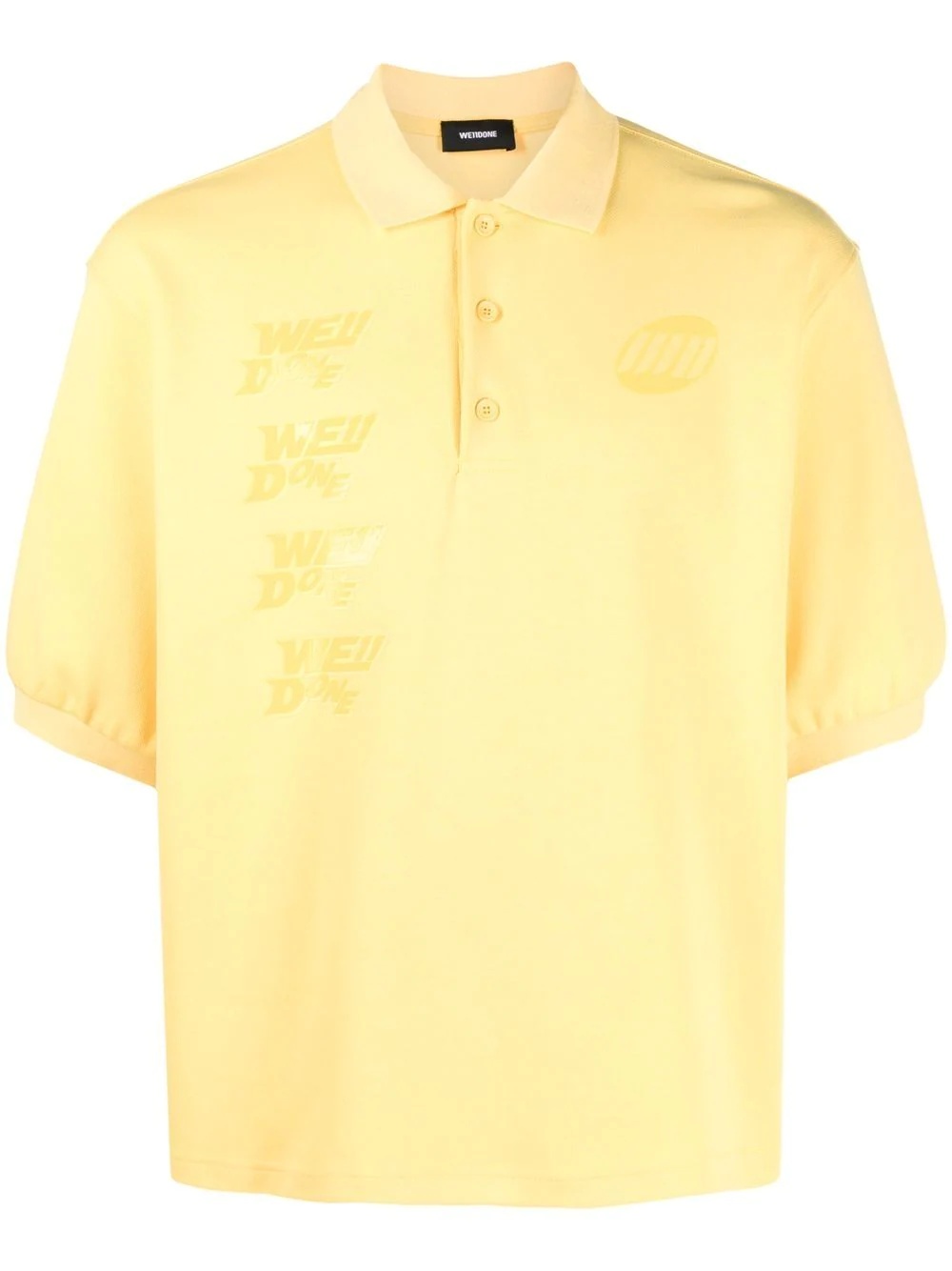 logo-print short-sleeve polo shirt - 1