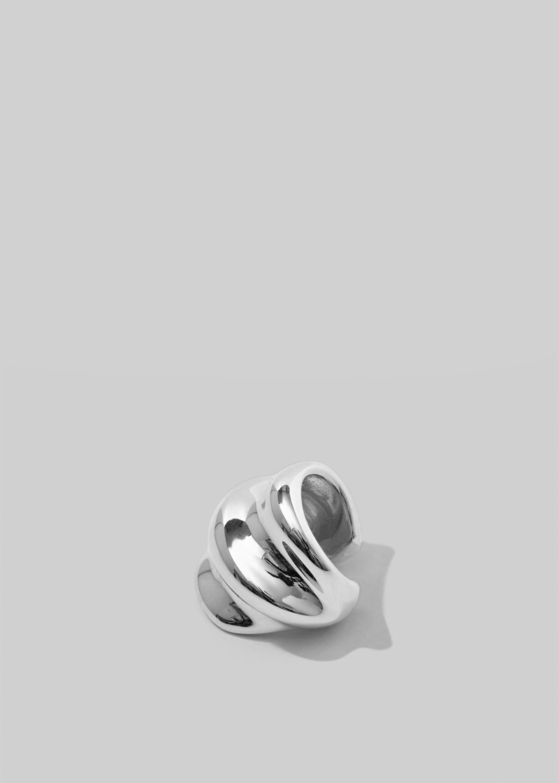 Otiumberg Wave Ear Cuff - Silver 1