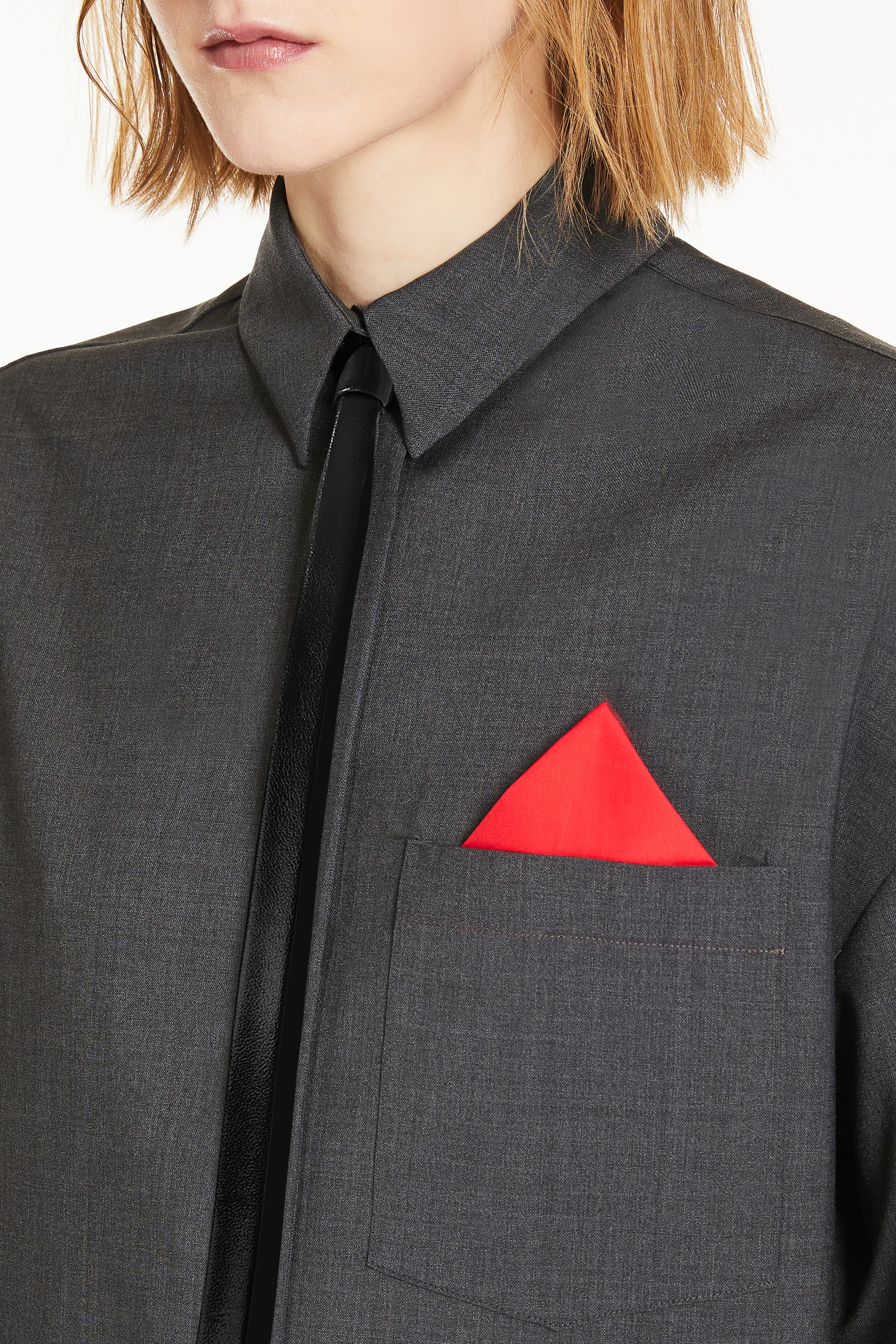 MAPPA Oversized stretch wool shirt - 5