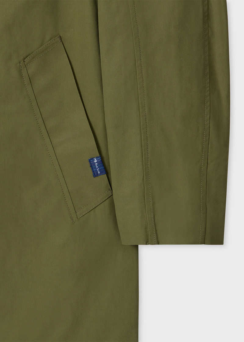 Khaki Cotton-Blend Lightweight Mac 3