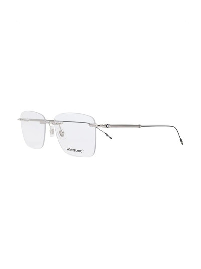 Montblanc square frame glasses outlook