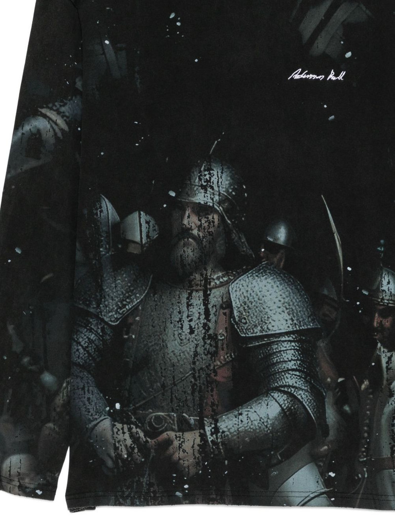 Andersson Bell knight-print T-shirt outlook