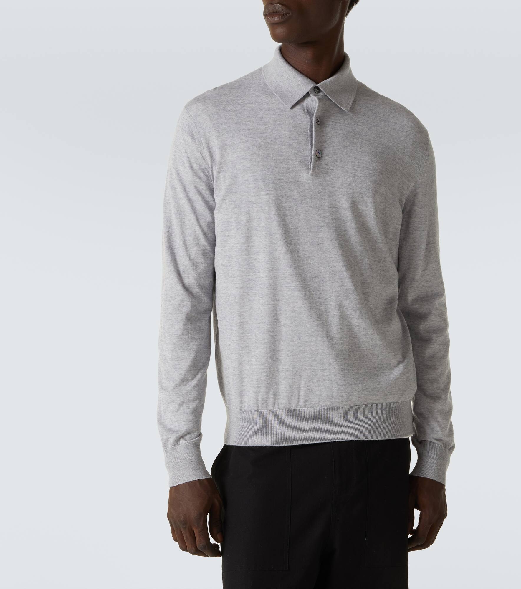 Wool polo shirt - 3
