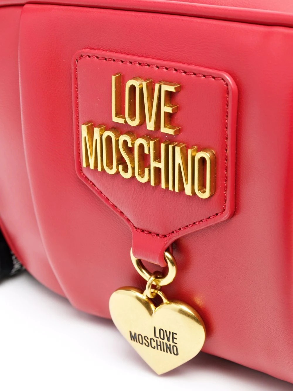 logo-plaque faux-leather shoulder bag - 5