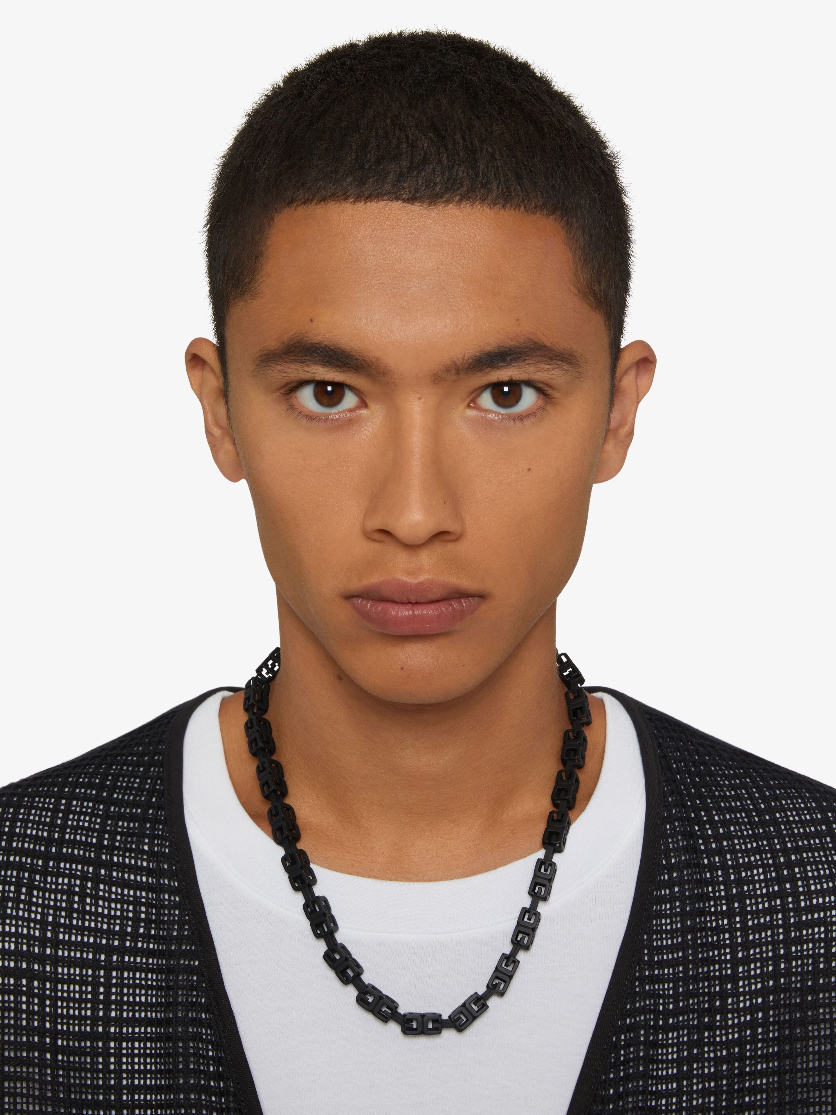 G CUBE NECKLACE IN ENAMELLED METAL - 3