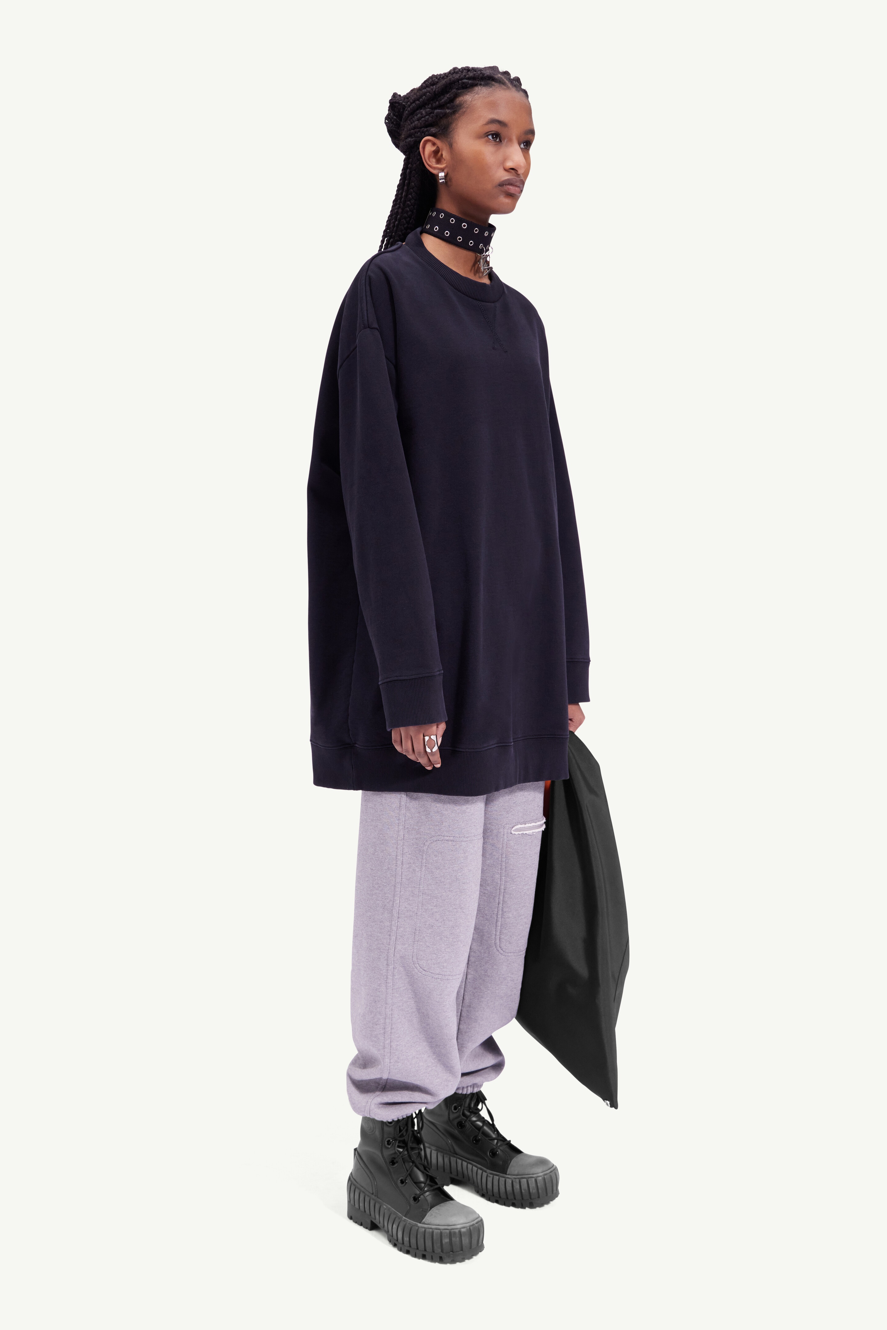 Logo apron sweatshirt - 3